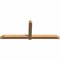 Ekena Millwork Eugene Smooth Timber Gable Bracket, Western Red Cedar, 108"W x 40"H x 5 1/2"D x 5 1/2"F, 9/12 Pitch GBW108X40X0606EUG00SWR - alternate 2